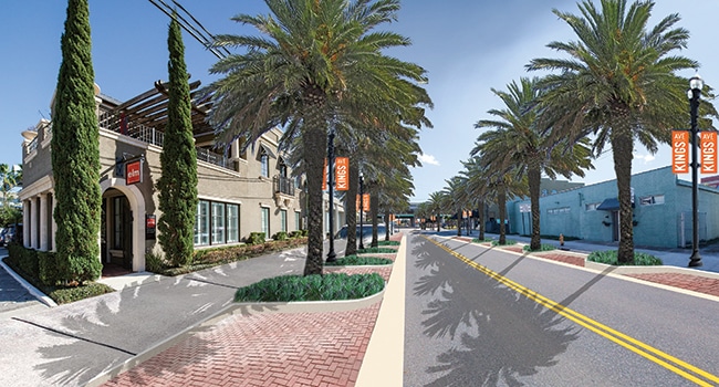 Kings Avenue makeover - rendering - Jacksonville FL